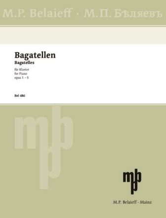 Bagatellen op.1 - op.5 fr Klavier