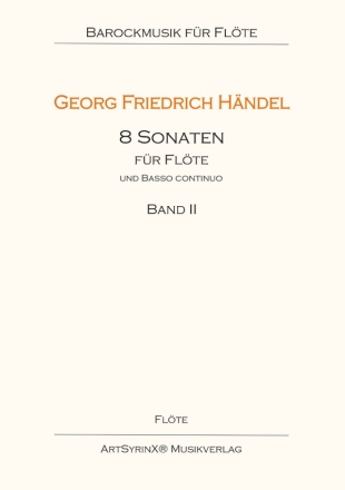 8 Sonaten Band 2 fr Flte und Bc Fltenstimme