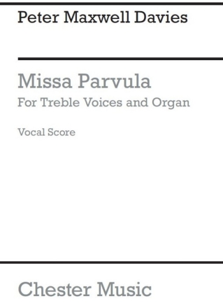 Missa parvula for female chorus and organ (solo tenor or bass ad lib) score