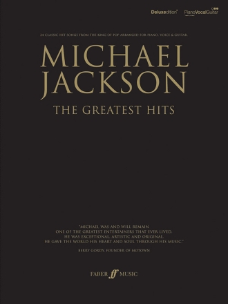 Michael Jackson: The greatest Hits songbook piano/vocal/guitar Deluxe Edition