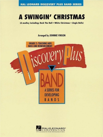 A swingin' Christmas for concert band score and parts