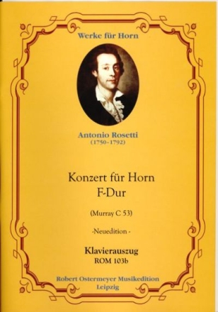 Konzert F-Dur fr Horn und Orchester fr Horn und Klavier