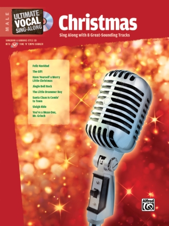 Christmas (+CD): for male voice songbook vocal/guitar