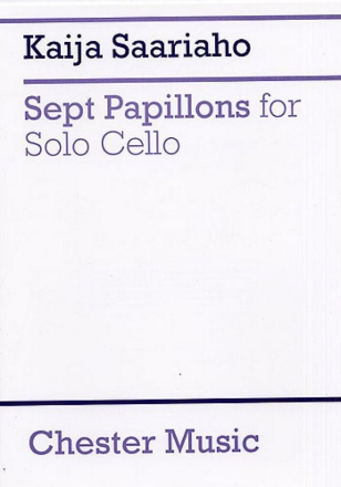 7 Papillons for cello