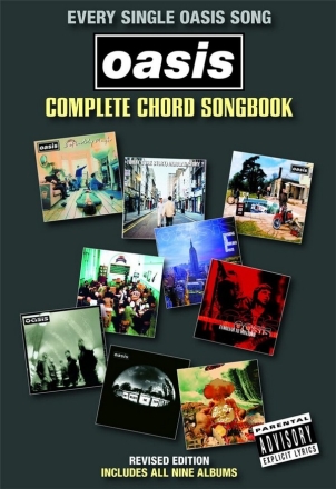 Oasis: Complete Chord Songbook songbook lyric/chords/guitar boxes revised edition 2009