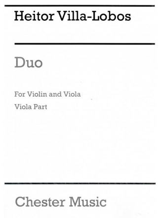 Duo (1946) for violin and viola 2 scores (archive copy)