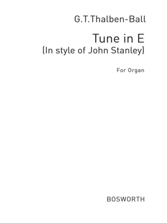 Tune in E in the Style of John Stanley for organ