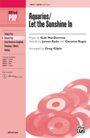 Aquarius / Let the Sunshine in for mixed chorus (SATB) and piano