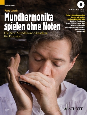 Mundharmonika spielen ohne Noten (+Online Audio) fr diatonische Mundharmonika (Blues Harp)