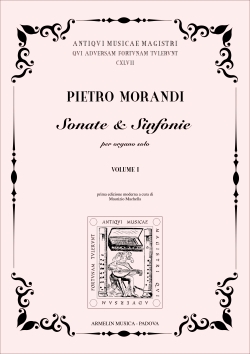 Sonate e Sinfonie per Organo vol.1 11 composizioni