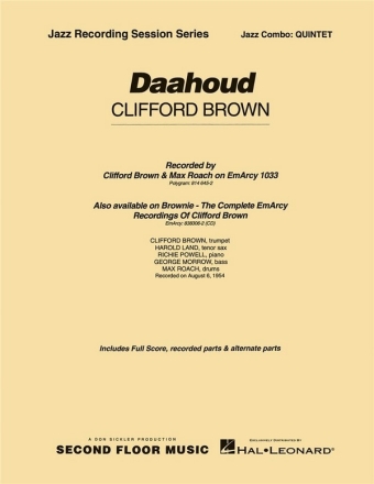 Daahoud: for  jazz combo quintet score+parts