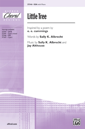 Little Tree for female chorus and piano score