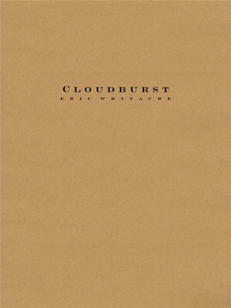 Cloudburst for concert band and percussion score and parts