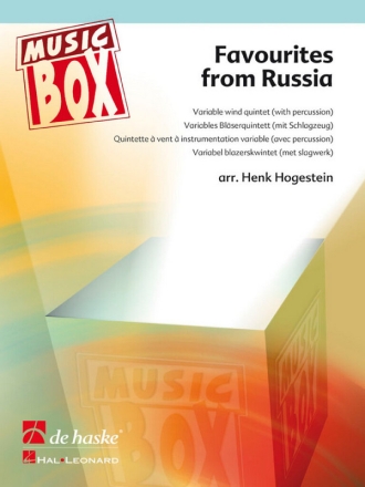 Favourites from Russia fr 5-stimmiges Blser-Ensemble (Percussion ad lib) Partitur und Stimmen