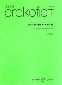 Peter and the Wolf op.67 for narrator and orchestra score (en/sp)
