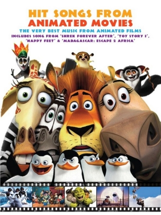 Hit Songs from Animated Movies songbook piano/vocal/guitar