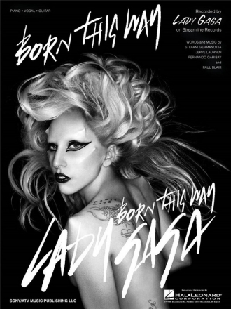 Born this Way for piano/vocal/guitar