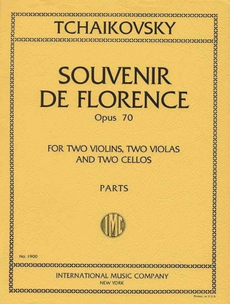 Souvenir de Florence op.70 for 2 violins, 2 violas and 2 cellos parts