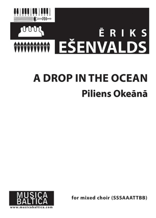 A Drop in the Ocean for mixed chorus a cappella score (en)