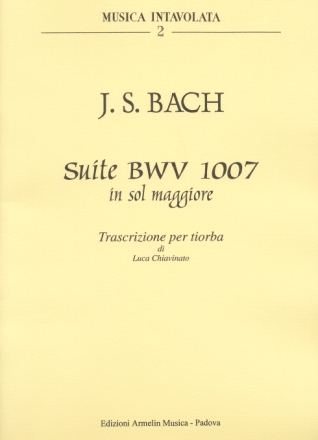 Suite G-Dur BWV1007 fr Theorbe (Tabulatur)