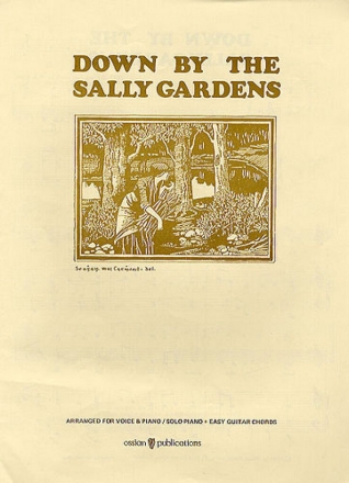 Down by the Sally Gardens for piano/vocal/guitar