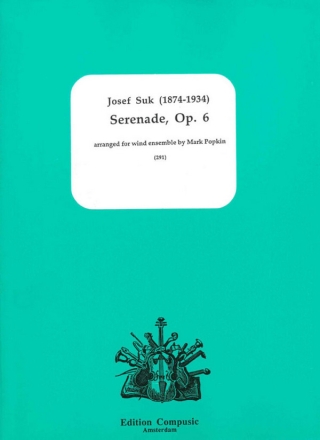 Serenade op.6 for wind ensemble score and parts
