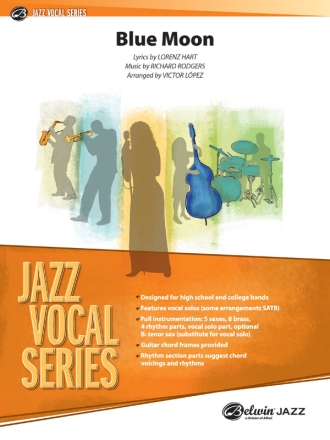 Blue Moon: for solo voice (instrument) and jazz ensemble score and parts