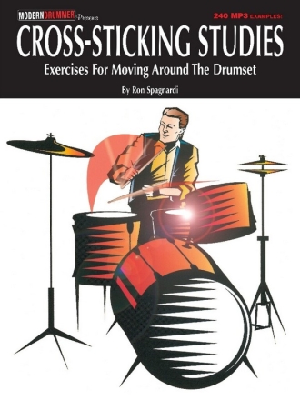 Cross-Sticking Studies (+CD) for drum set