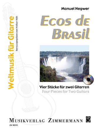 Ecos de Brasil (+CD) fr 2 Gitarren Spielpartitur