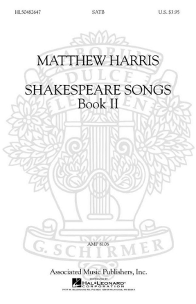Shakespeare Songs vol.2 for mixed chorus a cappella score