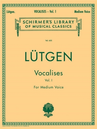 Vocalises vol.1  for medium voice and piano
