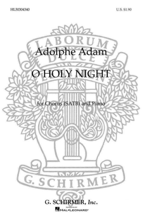 O holy Night for mixed choir and piano score