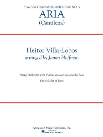 Aria Cantilena for string orchestra and violin, viola or violoncello solo score and set of parts