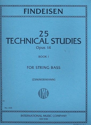 25 Technical Studies op.14 Vol.1 for double bass