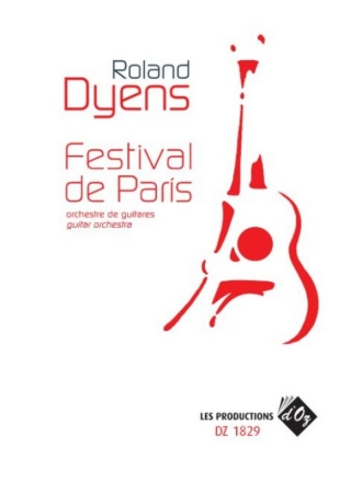 Festival de Paris pour orchestre de guitares partition et parties