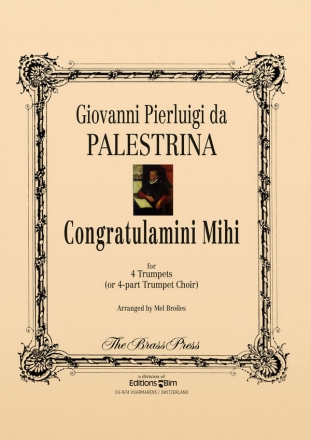 Congratulamini Mihi for 4 trumpets (ensemble) score and parts