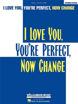 I love you You're perfect now change vocal selections songbook piano/vocal/guitar