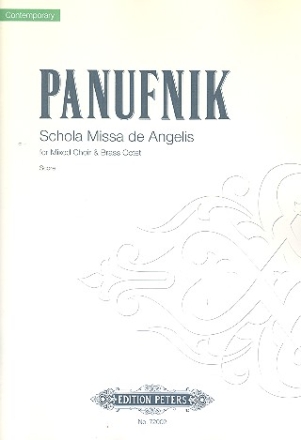 Schola Missa de Angelis for mixed choir and brass octet Score
