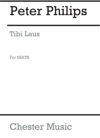 Tibi laus for 5 voices (mixed chorus) a cappella archive copy