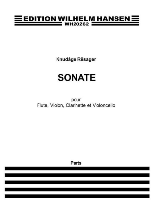 Sonate pour flte, violon, clarinette et violoncelle parties, copie d'archive