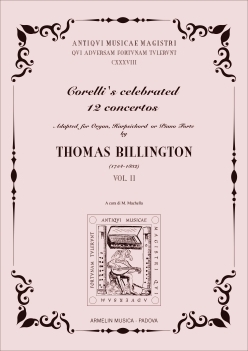 Corelli's celebrated 12 Concertos vol.2 (nos.7-12) for organ (cembalo/piano)