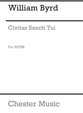 Civitas sancti tui for mixed chorus a cappella score