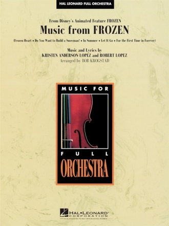 Music from Frozen (Die Eisknigin - Vllig unverfroren): for orchestra score and parts (strings 8-8-8--4-4)