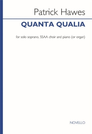 Quanta qualia for soprano, female chorus and piano (organ) score