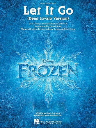 Let it go from the Disney Feature Frozen: for voice and piano (guitar)