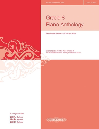 Piano Anthology Grade 8 (2015-2016) fr Klavier