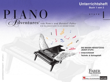 Piano Adventures Stufe 1 - Unterrichtsheft Band 1 (+Online Audio) fr Klavier (dt)