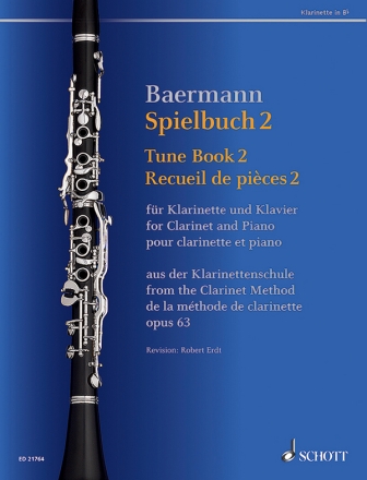 Spielbuch Band 2 aus der Klarinettenschule op.63 fr Klarinette und Klavier