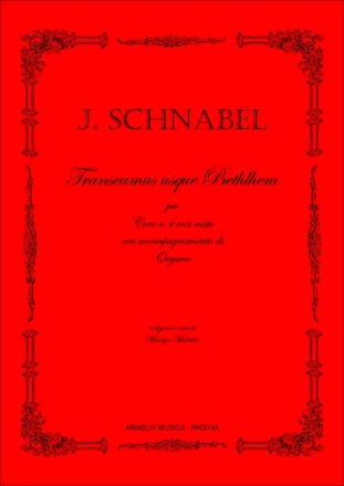 Transeamus usque Bethlehem per coro misto ed organo partitura