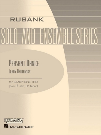 Peasant Dance for 2 alto and tenor saxophone score and parts